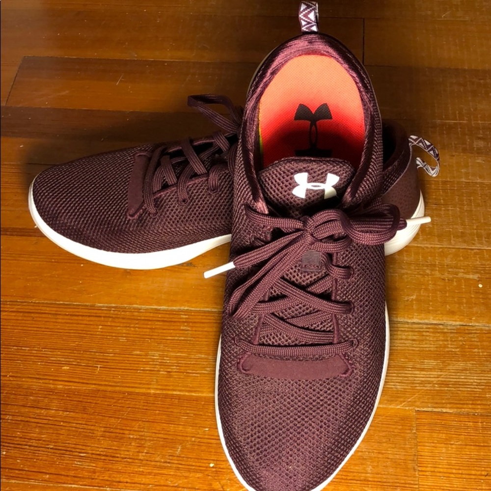 Under Armor Maroon Sneakers Size 8.5